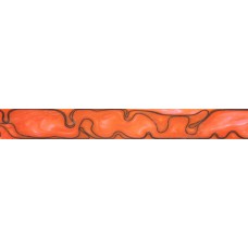 Toxic Orange Acrylic Pen Blank