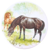 Ceramic Tile Horse and Foal [D]
