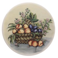 Ceramic Tile  Peach Basket