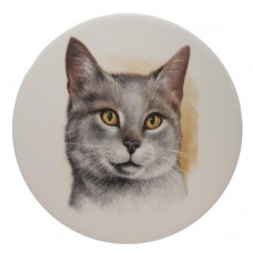Ceramic Tile Cats head 'F'