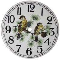 Ceramic Clock Thrush 