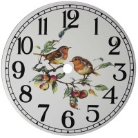 Ceramic Clock Robin 