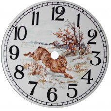 Ceramic Clock Tile Hare Arabic Face