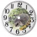 Ceramic Clock Hedgehog 
