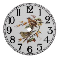 Ceramic Clock Tile Chaffinch