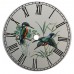 Ceramic Clock Kingfisher 