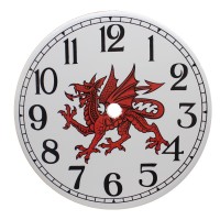 Ceramic Clock Tile Dragon
