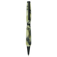 Slimline Twist Pen - Black Chrome 