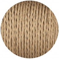 Twisted Decorative Lighting Cable Gold