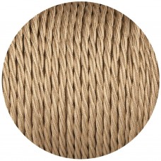 Twisted Decorative Lighting Cable Gold