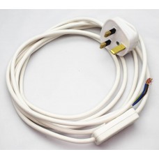 Two core cable White inline set